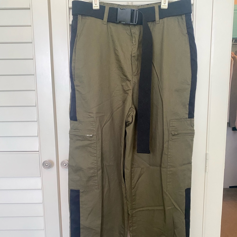 Forever 21 Army Green Cargo Pants